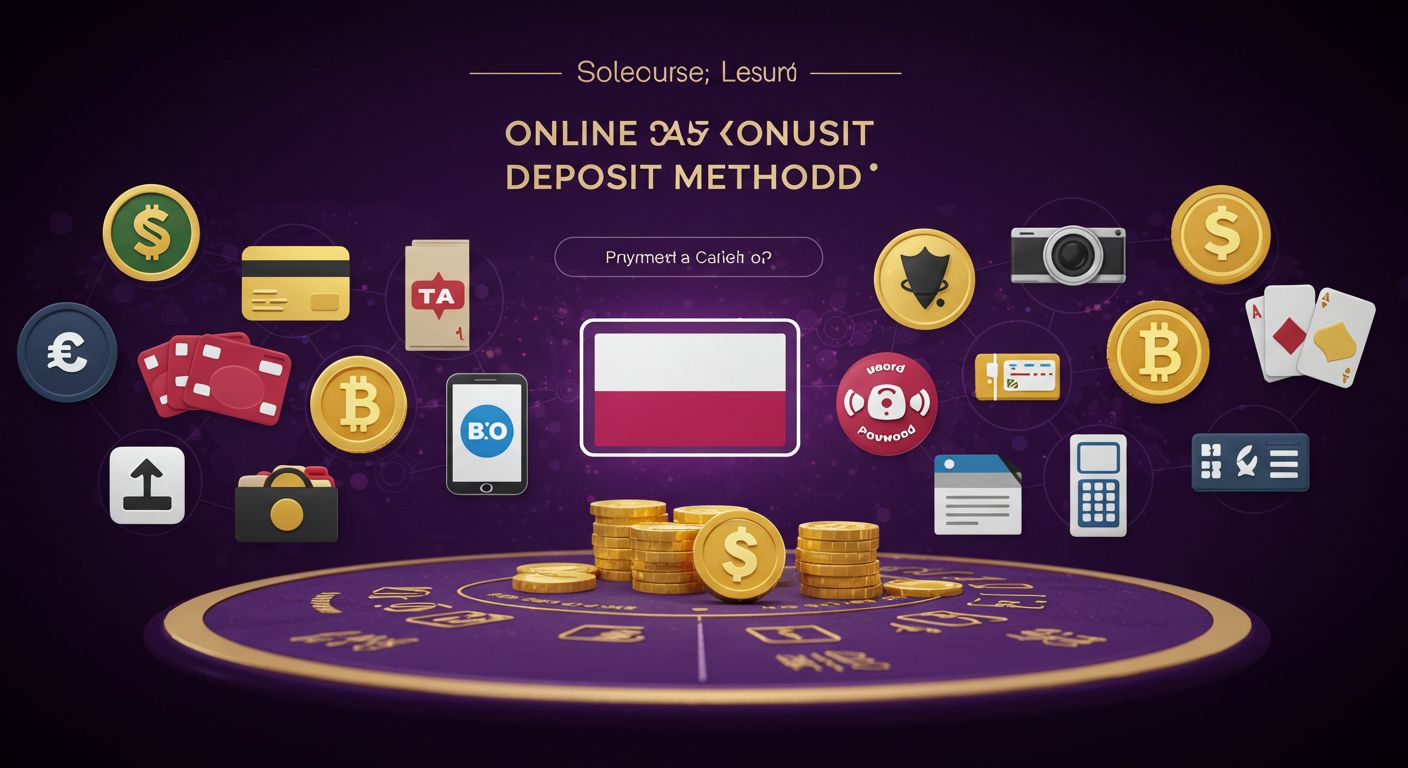 Dostępne metody wpłat casino deposit